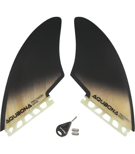 Amazon.com : FCS II Modern Keel PG Twin Fins - Clear : Sports