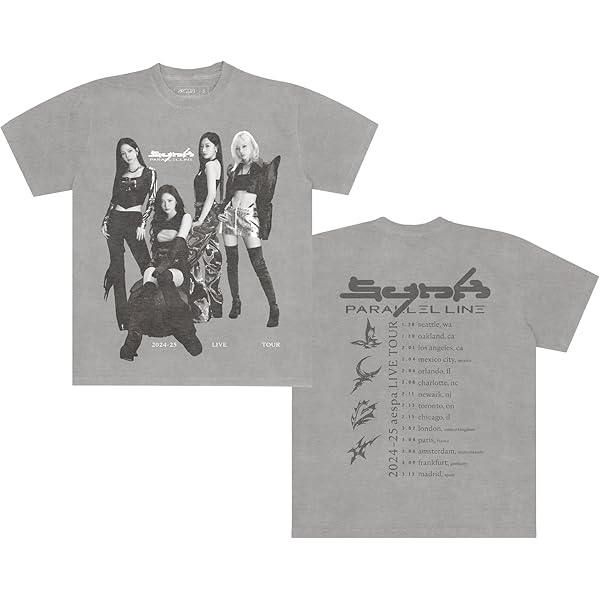 aespa Official SYNK Parallel LINE World Tour Merch Collection Logo