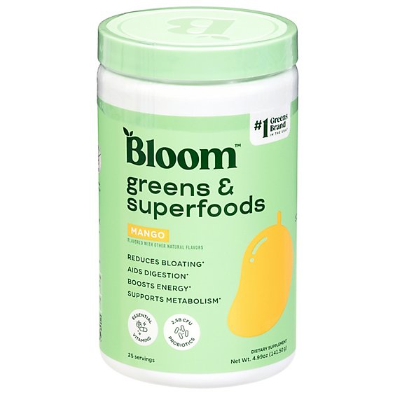 Bloom Greens & Superfoods Mango - 5 OZ - tomthumb