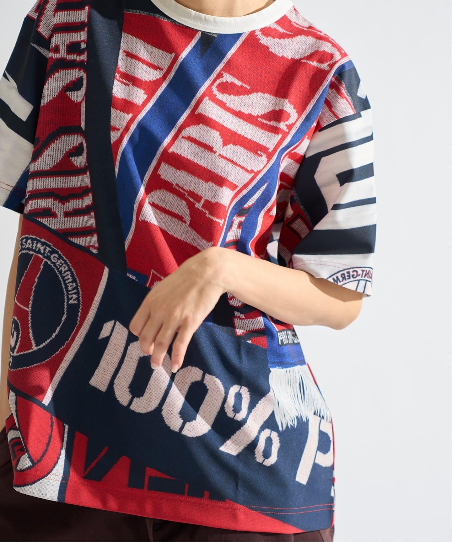 PSG / パリ・サン＝ジェルマン】 JP Vintage Scarf Printed T-shirt（T