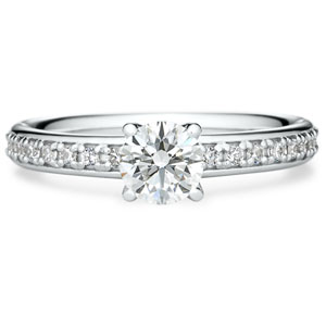 PT950 リラ ダイヤモンド エタニティタイプ リング 0.5ct｜婚約指輪