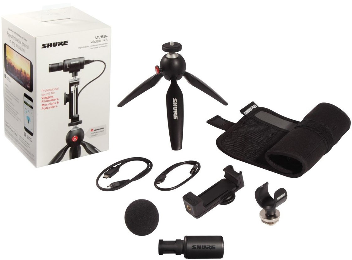 Shure Motiv MV88+ Video Kit | guitarguitar