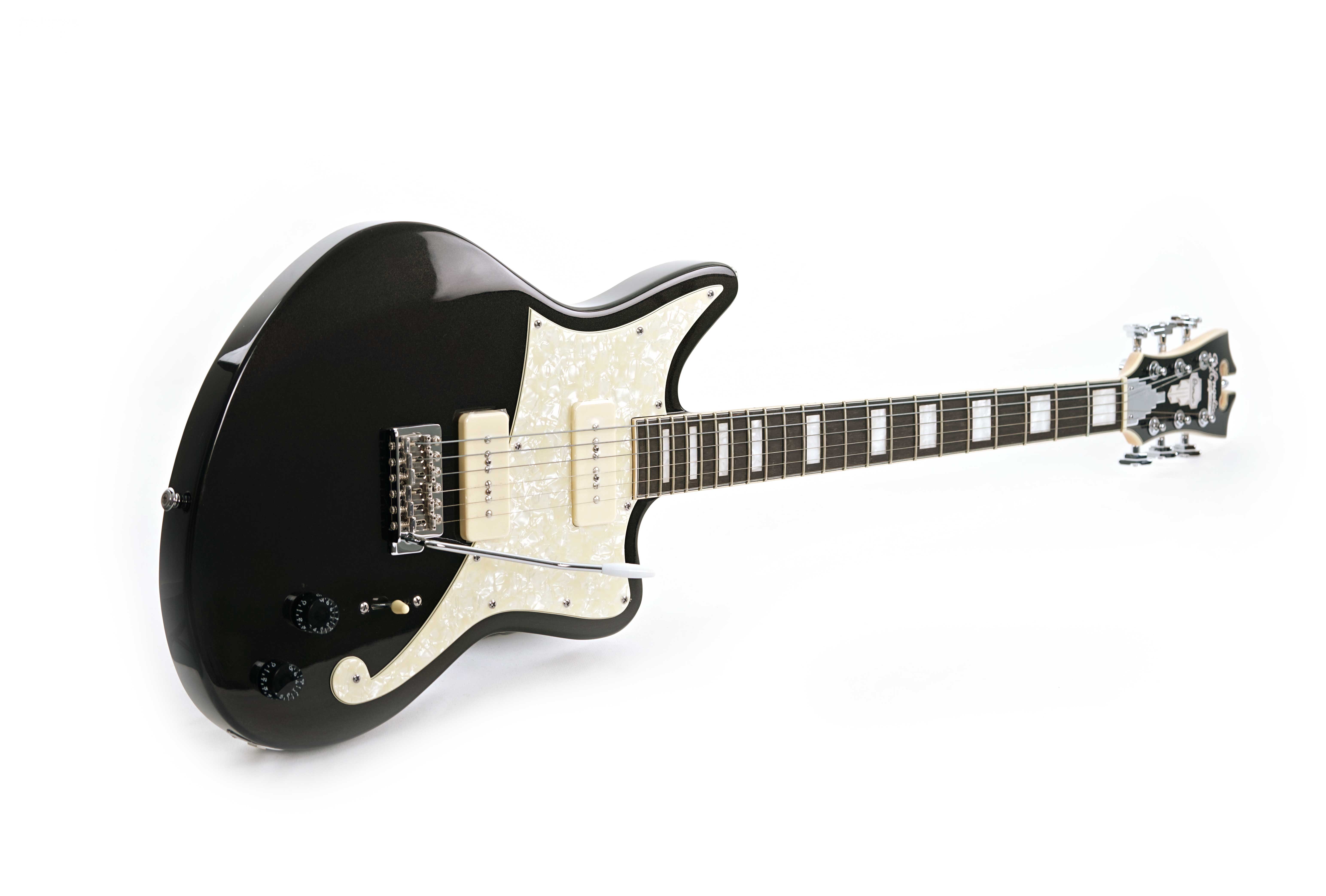 D'Angelico Premier Bedford Black Flake | guitarguitar