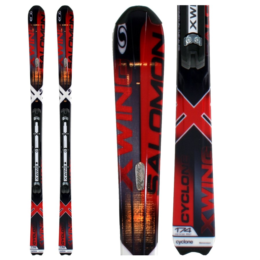 Salomon X-Wing Cyclone Skis + Z10 Bindings 2009 | evo