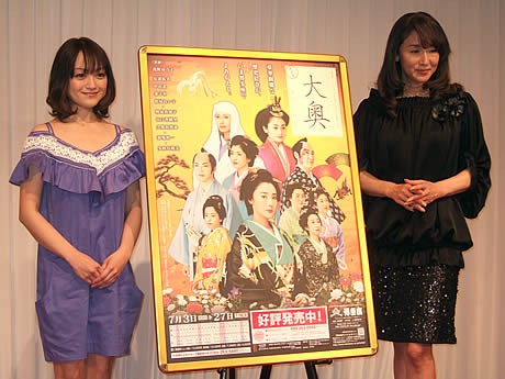 7月博多座公演「大奥」－浅野ゆう子さん、安達祐実さんが来福 - 博多