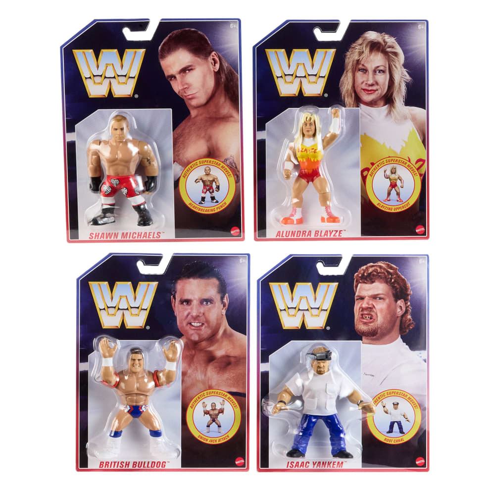 WWE Retro Action Figure 4-Pack Bundle | Mattel Creations