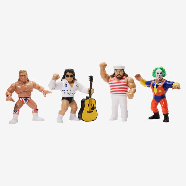 WWE Retro Action Figure 4-Pack Bundle – Mattel Creations