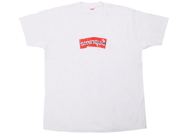 Medium Supreme × Comme 白シャツ M Supreme Comme Des Garcons SHIRT
