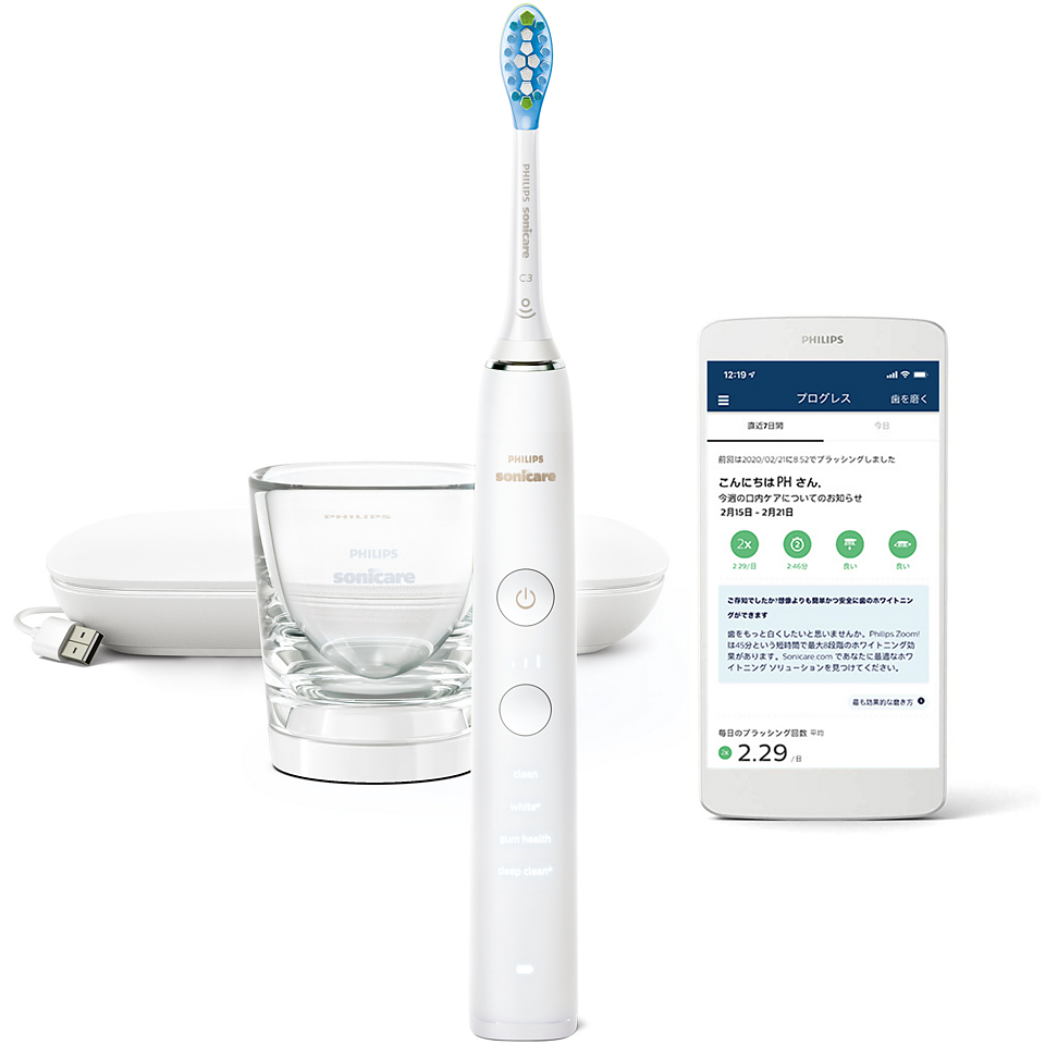 DiamondClean 9000 Sonic electric toothbrush with app HX9901/57