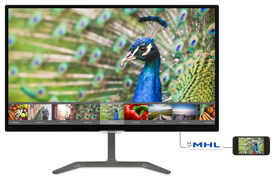 Ultra Wide-Color 搭載液晶モニター 276E7QDSB/11 | Philips
