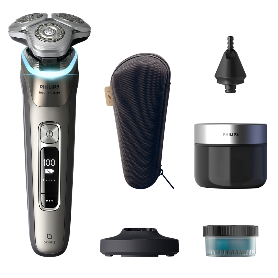 i9000 Prestige ウェット＆ドライ電動シェーバー XP9203/32 | Philips