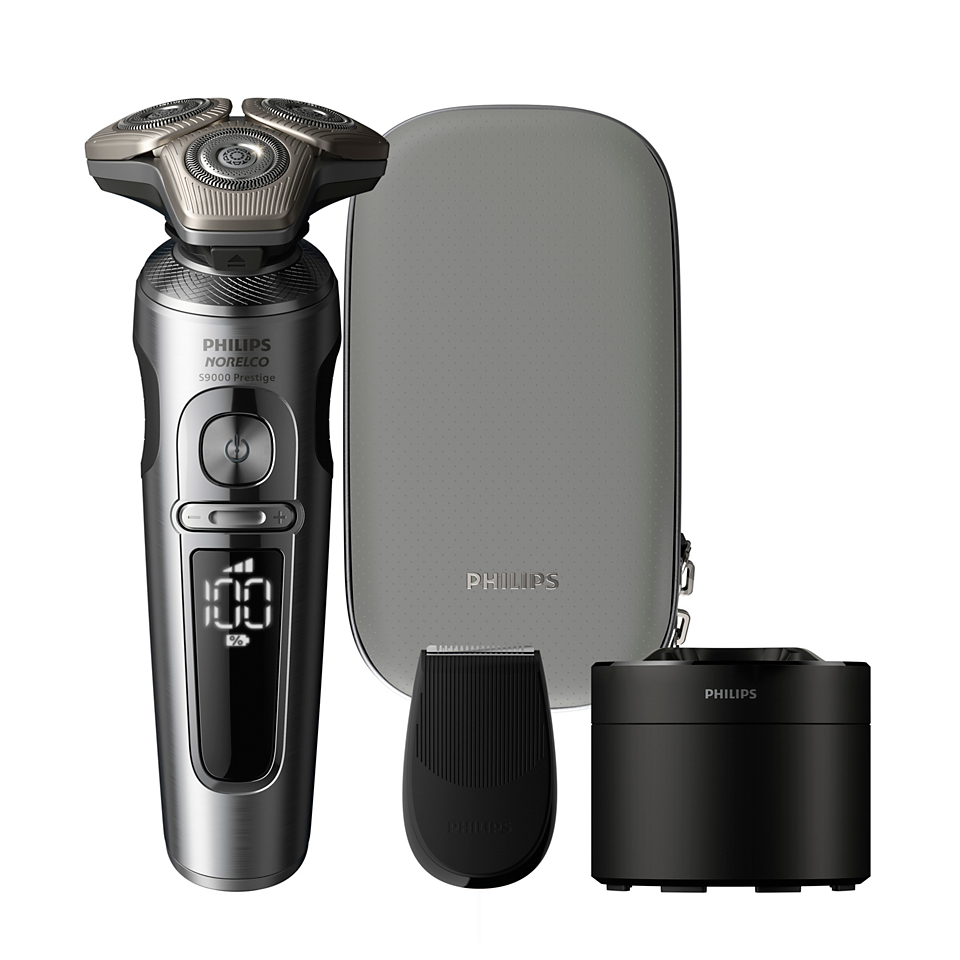 Shaver S9000 Prestige Wet & Dry Electric shaver with SenseIQ