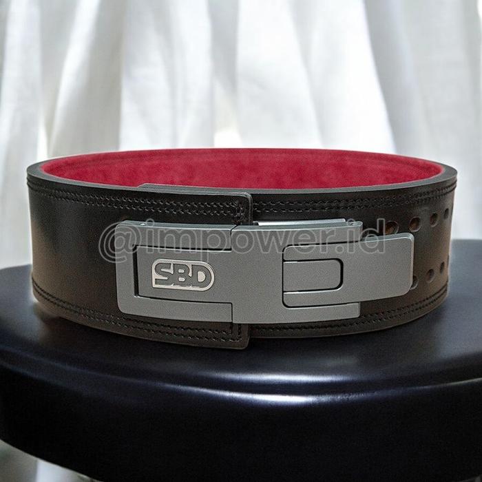 SBD トレーニング・パワーベルト 黒/赤 13mm Mサイズ SBD パワーベルト