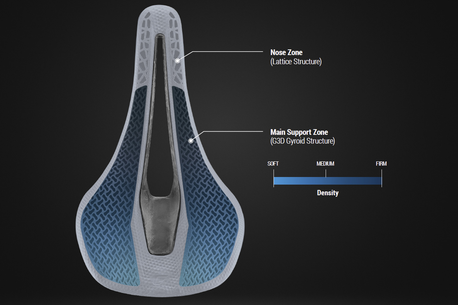 CADEX AMP 3D SADDLE 147gの軽さで究極の快適性を実現した次世代サドル