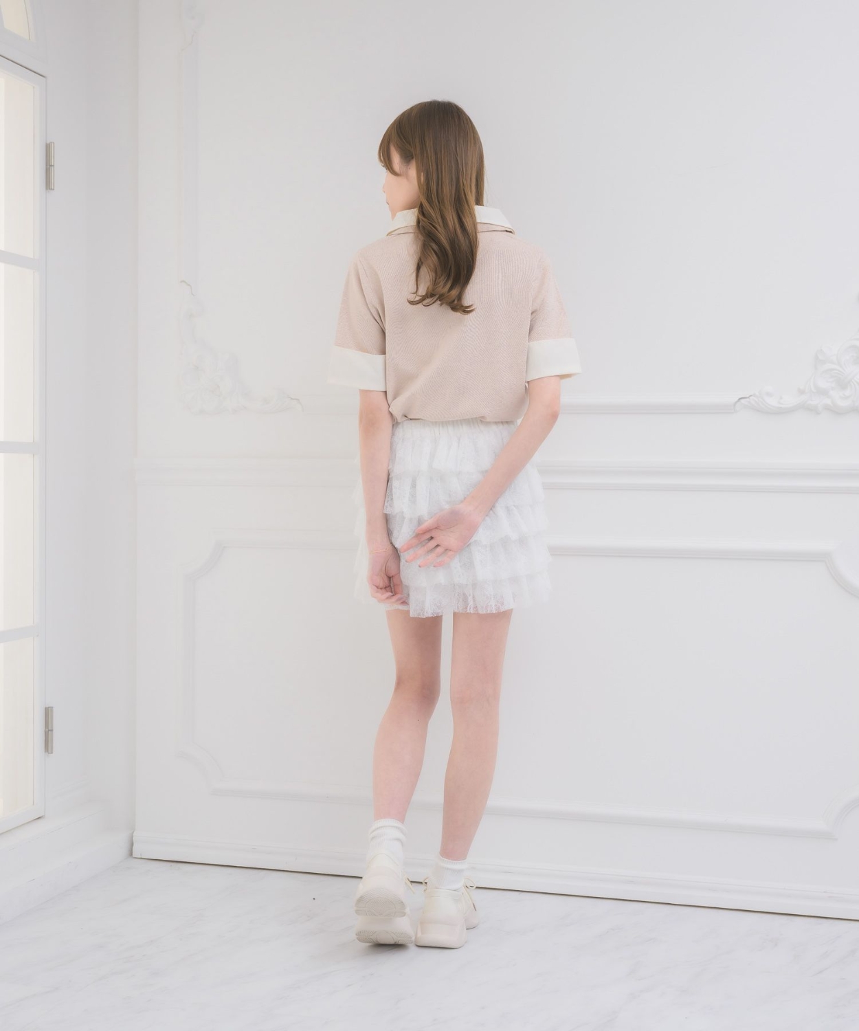 スキッパーSHレイヤード風NT|ems excite | RETRO GIRL ONLINE STORE