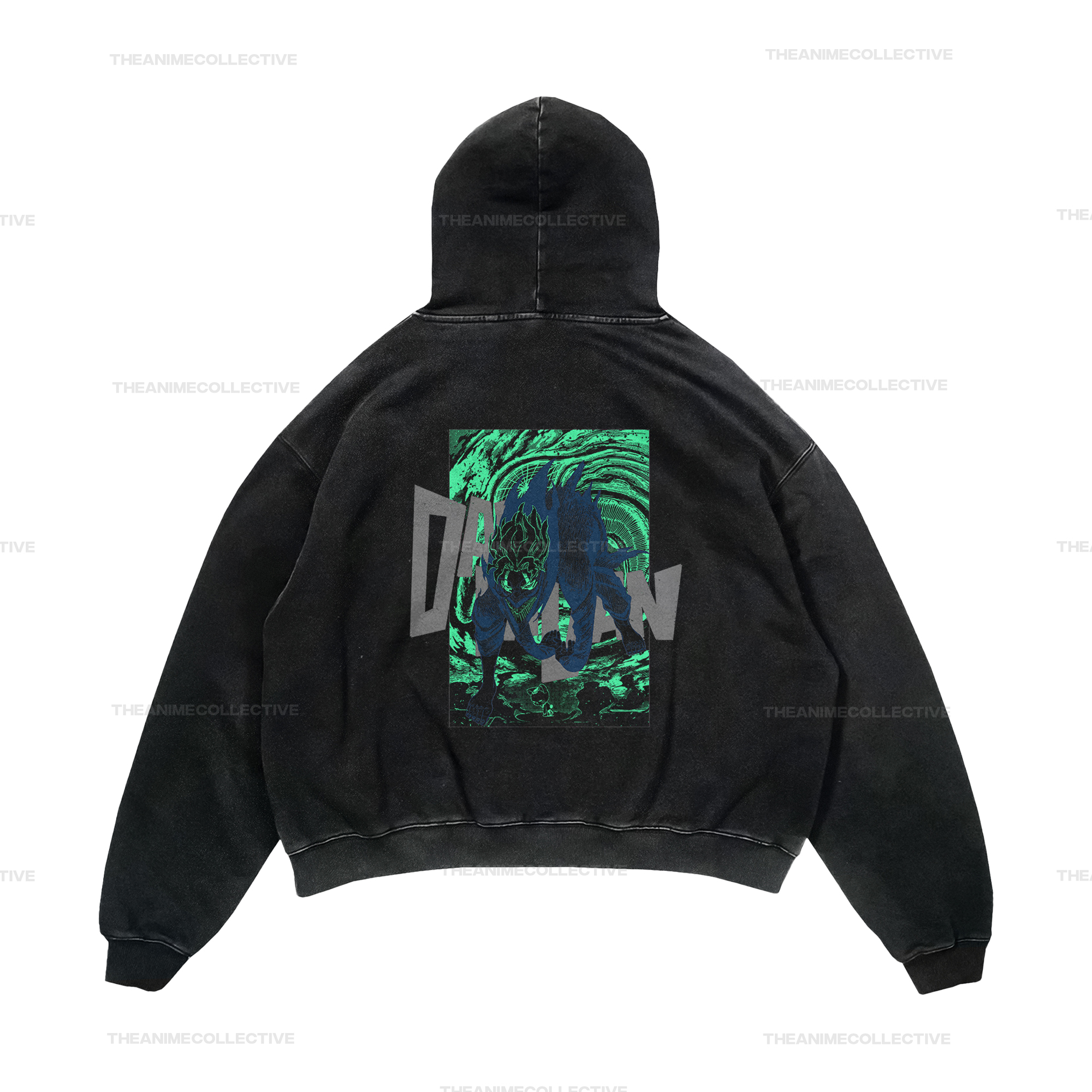 Okarun Extended Vintage Hoodie | Dandadan – TheAnimeCollective