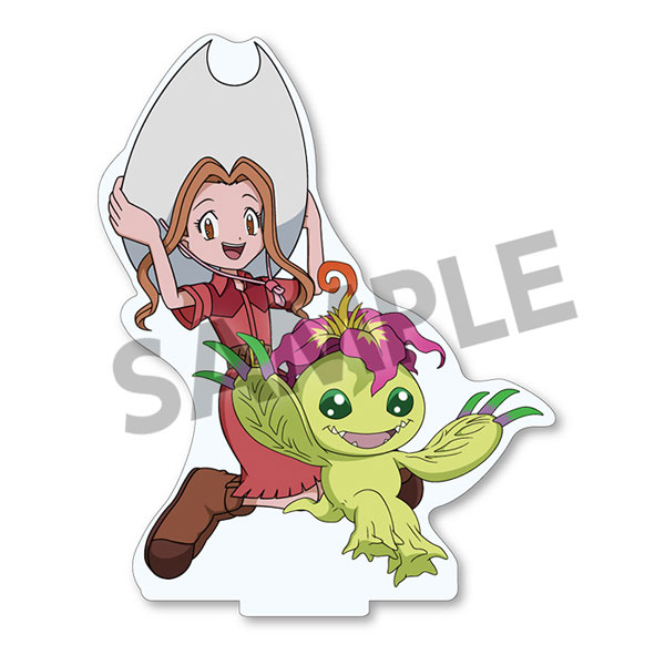 デジモンアドベンチャー： アクリルフィギュア 太刀川ミミ＆パルモン