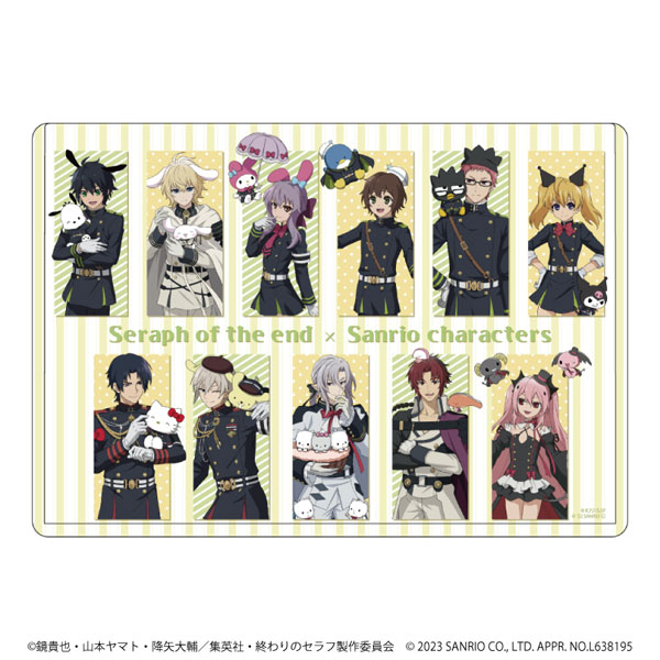 キャラクリアケース「終わりのセラフ×サンリオキャラクターズ」01/整列