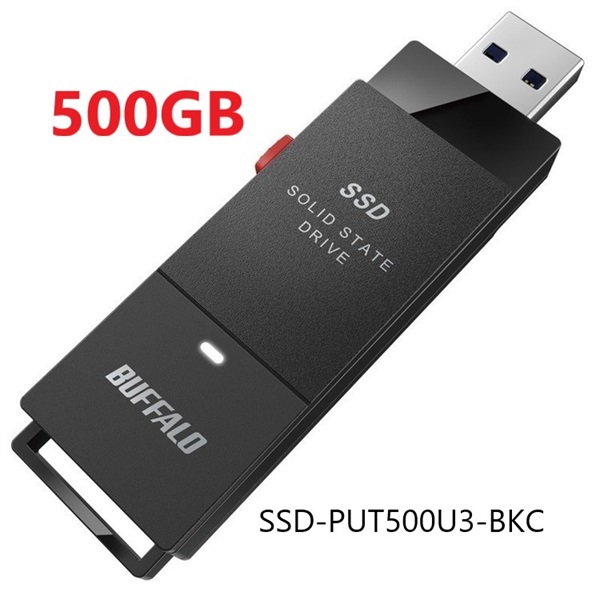 USB3.2(Gen1) ポータブルSSD スティック型 バッファロー | イオン