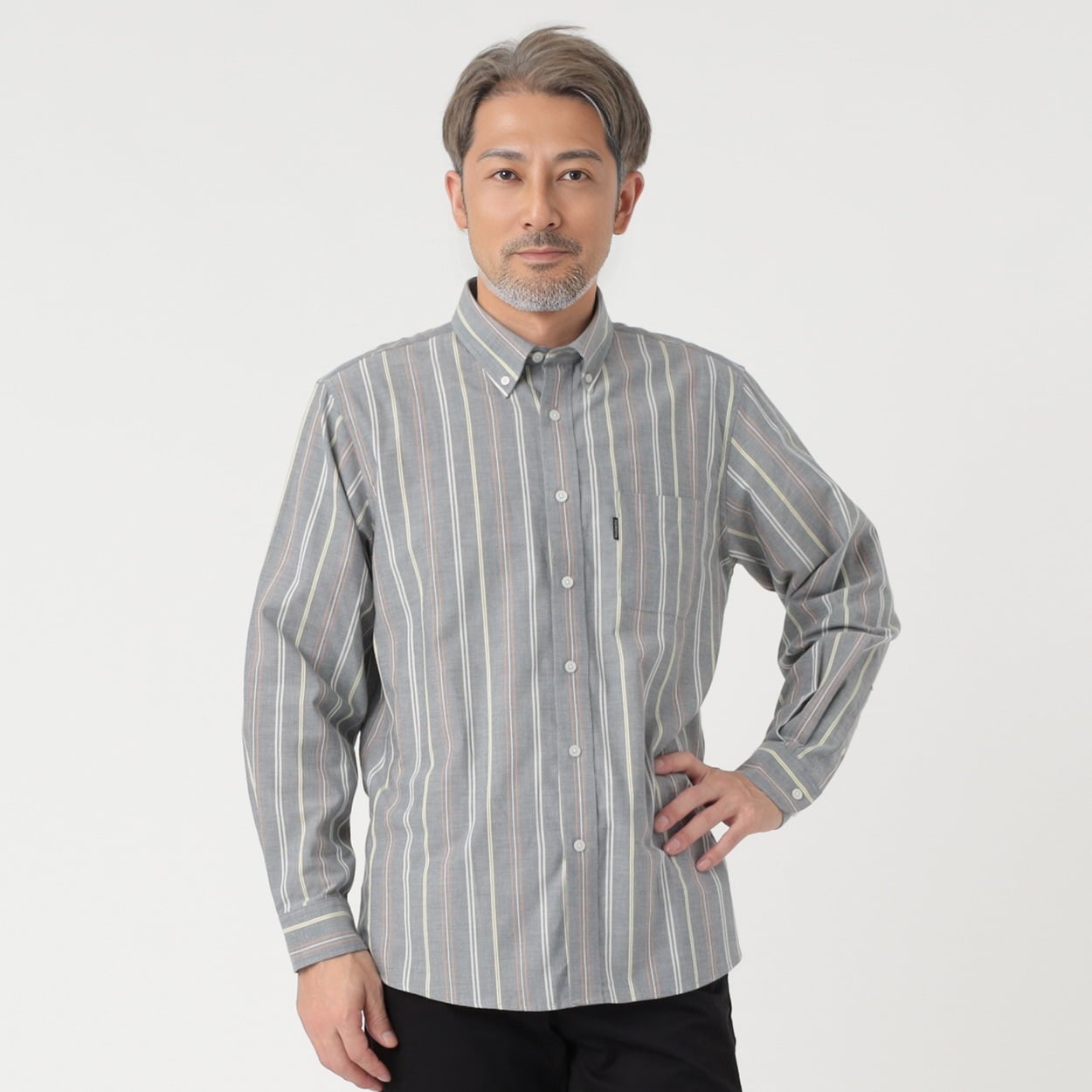 TOROY ストライプボタンダウンシャツ メンズ | イオンスタイル