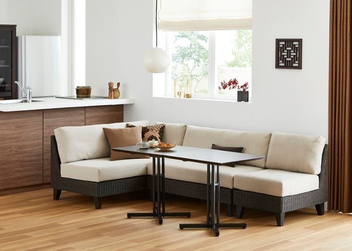 カフェ・テーブルv04～2人掛け～自宅で簡単にカフェ気分を味わえるロー