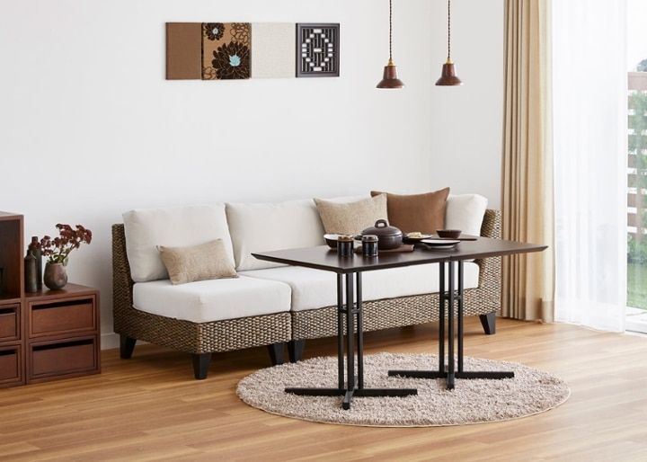 カフェ・テーブルv04～2人掛け～自宅で簡単にカフェ気分を味わえるロー