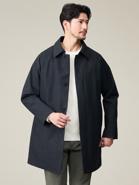 SORONA】ライナー付 ステンカラーコート / 撥水性 / 2WAY｜OUTLET