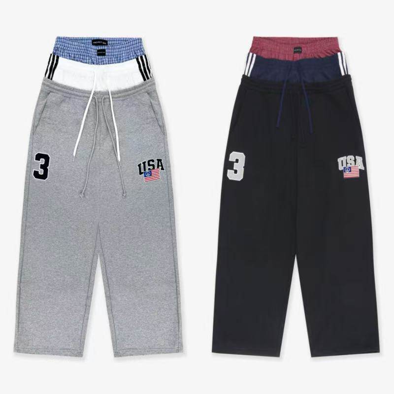 Project g/r grailz 25ss fake three-waist embroider flag sports