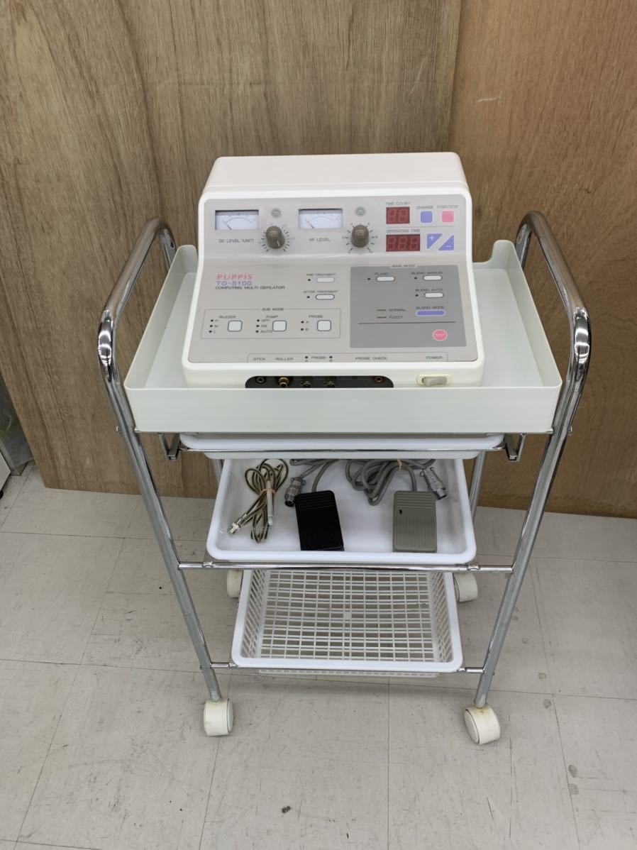 PUPPIS パピス 業務用ニードル式脱毛器 TG-5100 AC100V の落札情報詳細