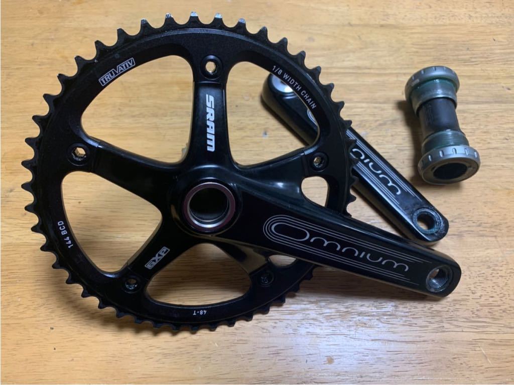 SRAM 「スラム」 OMNIUM 48T 165mm クランクセット ⁄ バイチャリ世田谷