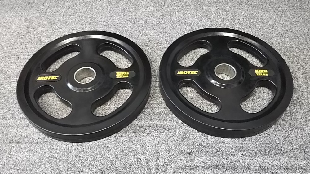 IROTEC アイロテック 10キロプレート 2枚セット ラバー プレート 10kg