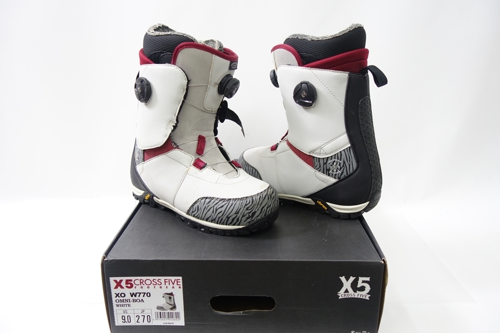 中古 16/17 X5 OMNI BOA 27cm スノーボードブーツ クロスファイブ