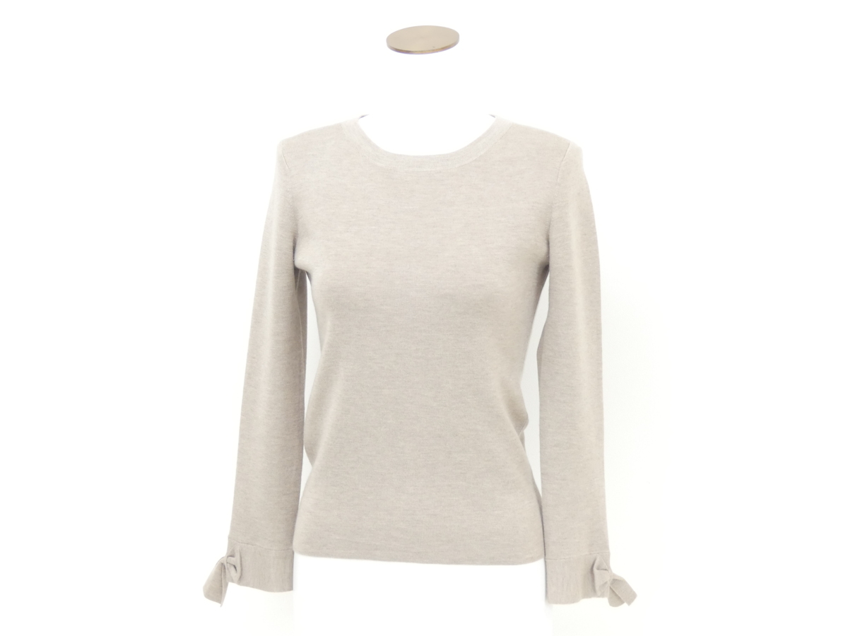 DAISY LIN/FOXEY フレンチシックセーター 40 シナモン カシミヤシルク