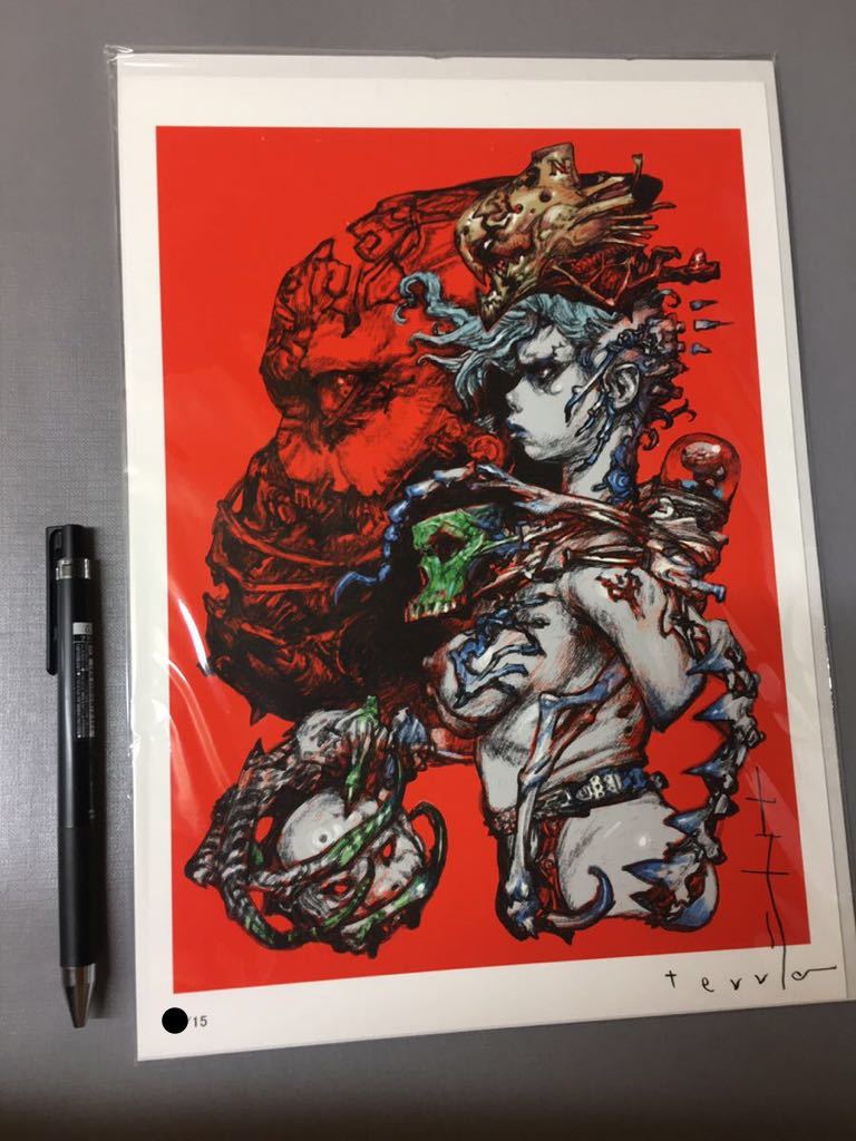 限定15 寺田克也直筆サイン入り複製原画