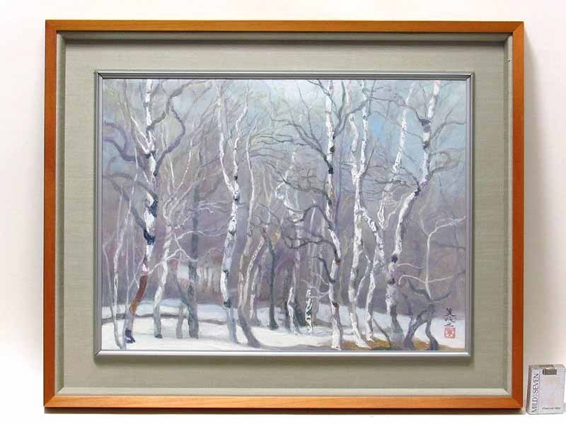 日本画／加藤美代三「白糸の滝」 日本画／加藤美代三「白糸の滝」