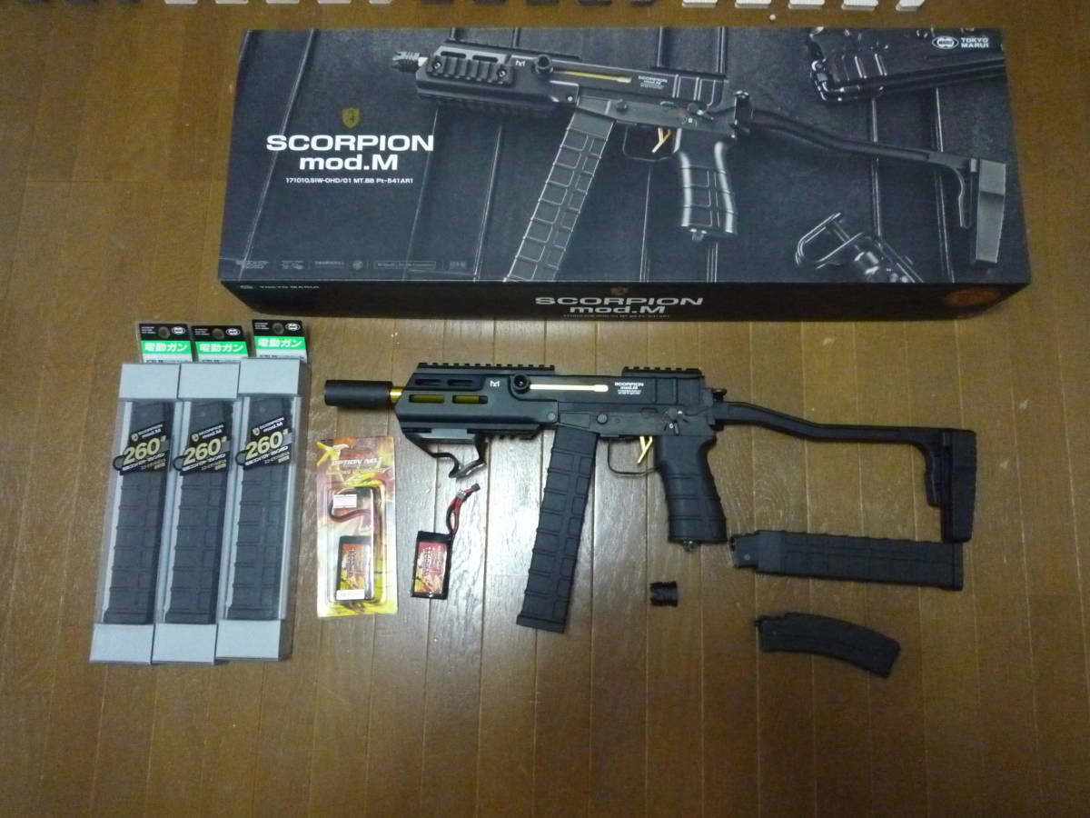 東京マルイ スコーピオン mod.m ケイホビー 番頭カスタム改三 セットの