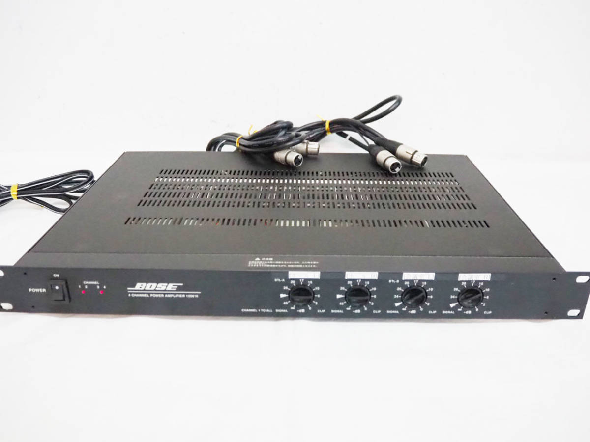 BOSE☆4CHANNEL POWER AMPLIFIER 1200VI ボーズ Professional 4