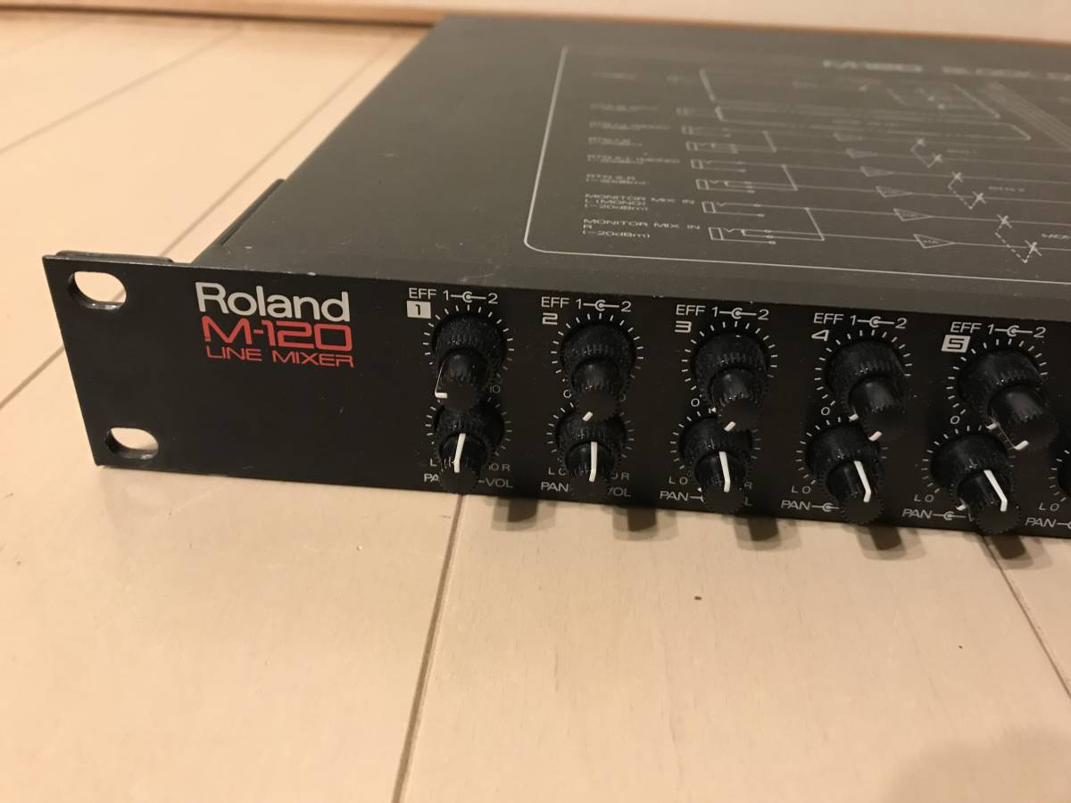 B381H 088 ROLAND ローランド 12ch ラインミキサー M-120 本体のみ