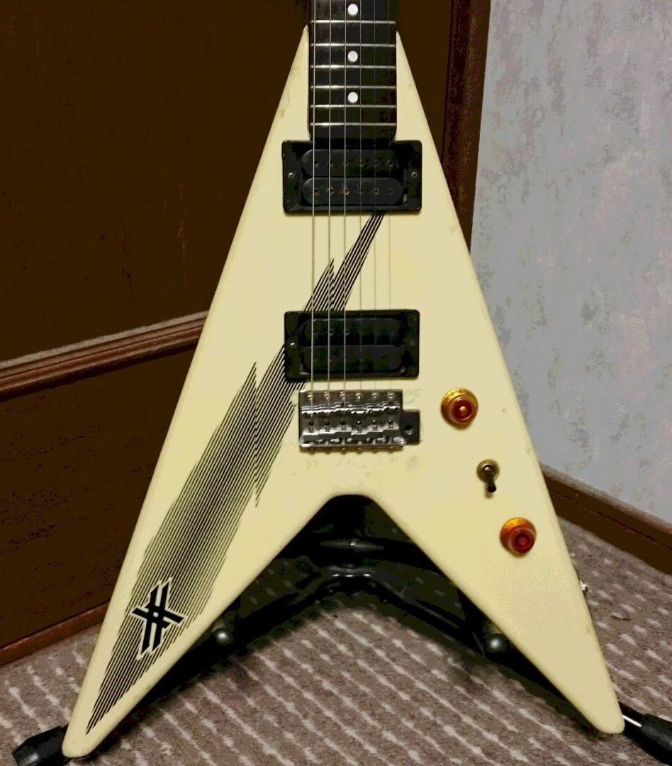 AriaProⅡ XX DELUXE フライングV ホワイト / アリア Flying V 日本製