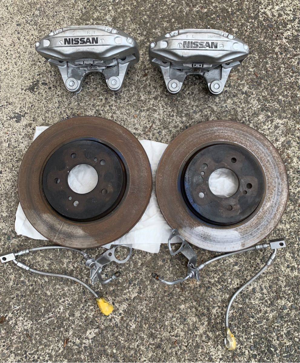 日産純正スカイライン(GT-R32-33-34)リアブレーキキャリパー2pot 純正