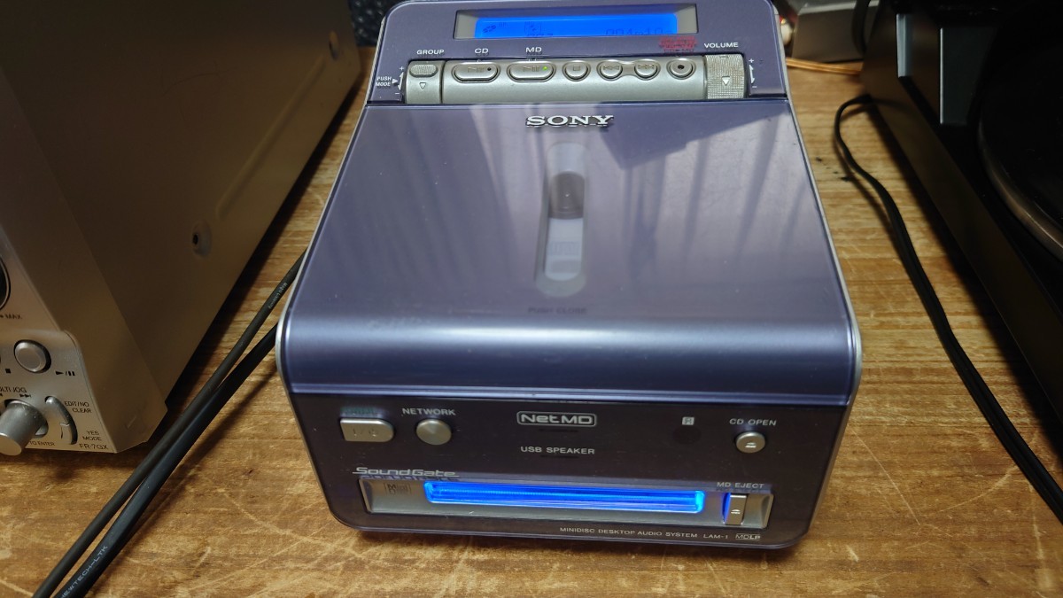 傷や汚れあり】SONY LAM-1 ミニディスク MD デスクトップ オーディオ