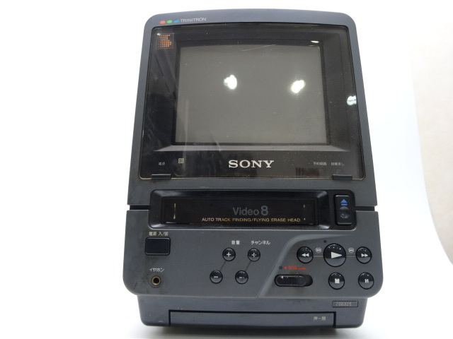 386☆昭和レトロ SONY ソニー Video8 COMBO EV-DT1 88年製