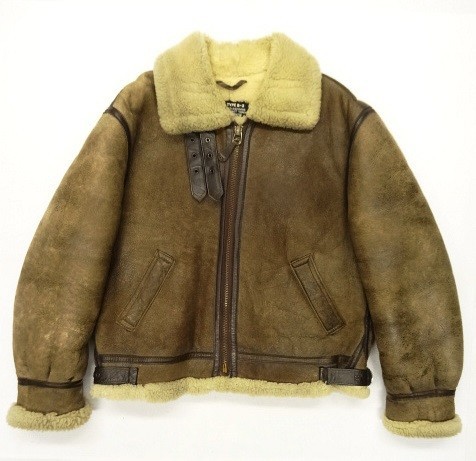 90s ヴィンテージ USA製 SCHOTT ショット B-3 B3 リアルムートン