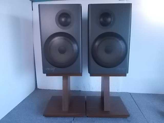 Victor SX-311 GY ペア スピーカー ビクター 台付き /管理：1446C0の