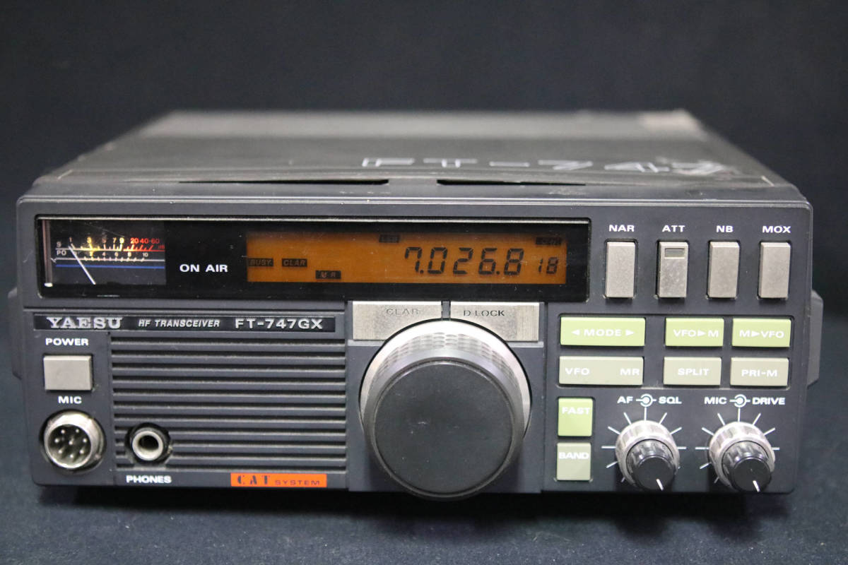 YAESU ヤエス HF トランシーバ FT-747 ジャンクの落札情報詳細 - Yahoo
