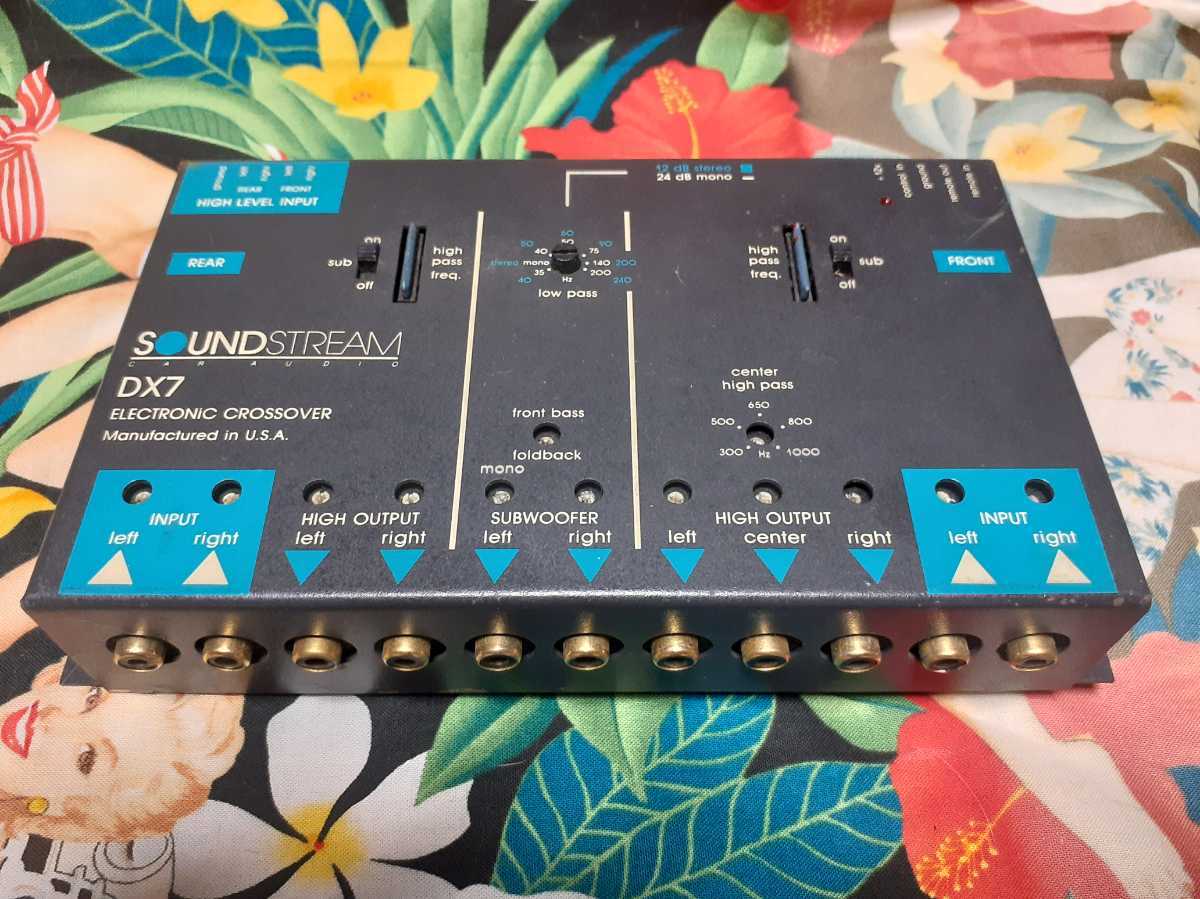 やや傷や汚れあり】サウンドストリーム DX7 エレクトリッククロス