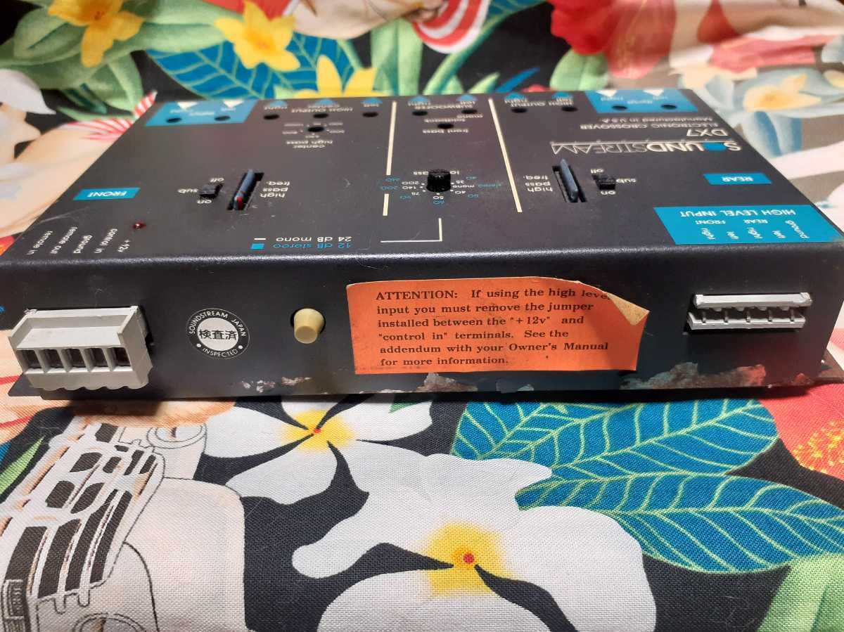 やや傷や汚れあり】サウンドストリーム DX7 エレクトリッククロス
