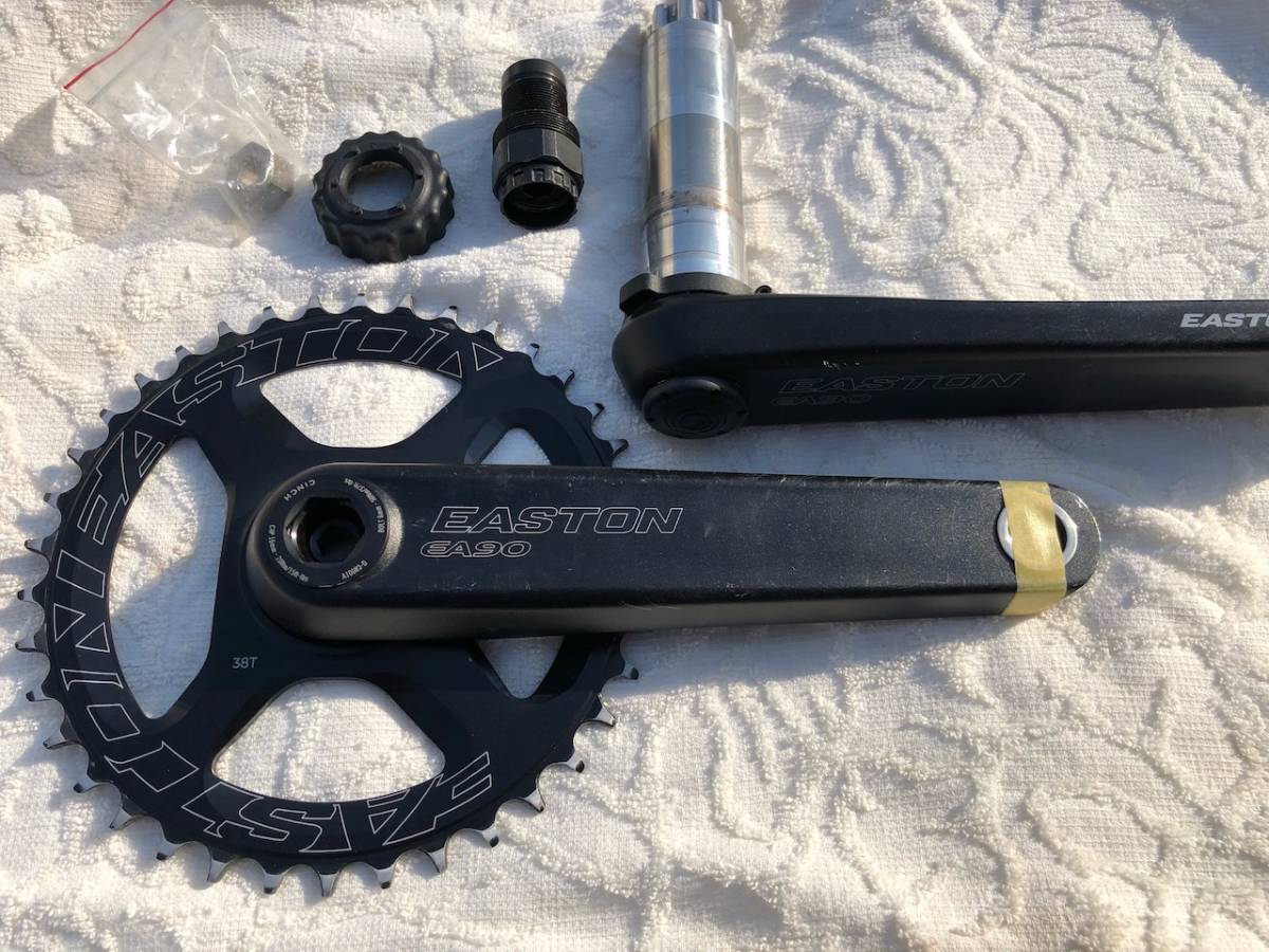EASTON EA90クランクアーム、パワーメーター＆スピンドル、ダイレクト