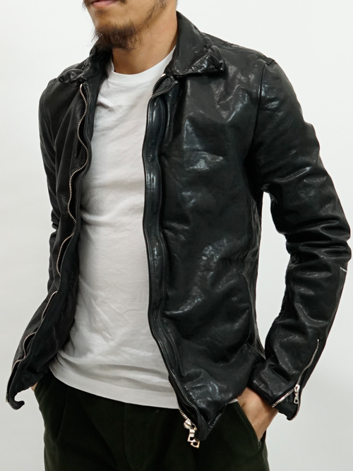 定価21万円 名作 ☆ BACKLASH 18SS ポーランドショルダー 製品染め 襟