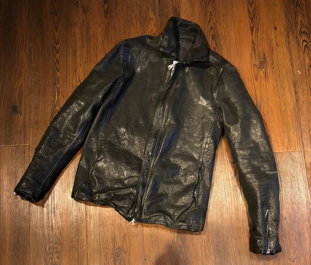 定価21万円 名作 ☆ BACKLASH 18SS ポーランドショルダー 製品染め 襟